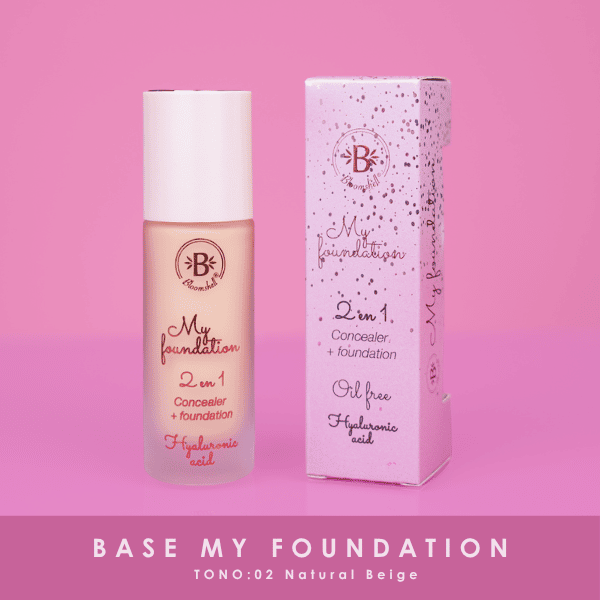 My foundation 2 en 1 (base líquida)(natural beige)
