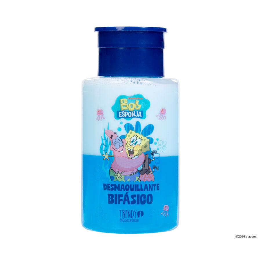 DESMAQUILLANTE BIFASICO BOB ESPONJA