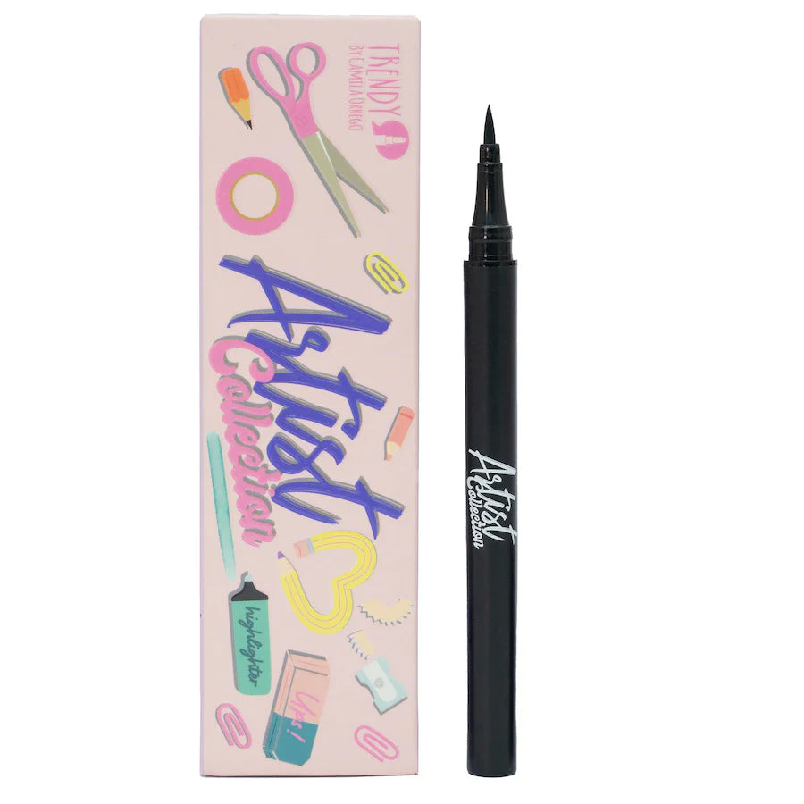 DELINEADOR PLUMON PROFESIONAL TRENDY ARTIST COLLECTION Negro